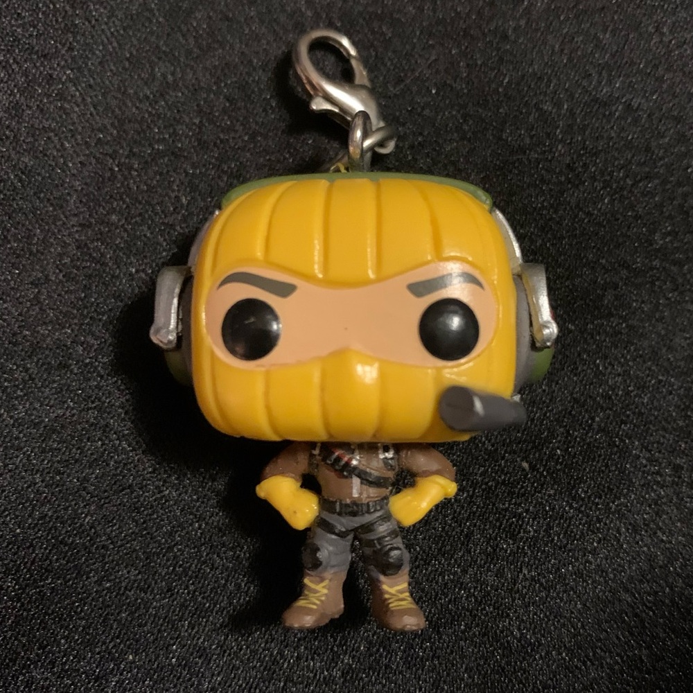 Fortnite Raptor Keychain Vinyl Figure Funko Pop! Pocket Keychain